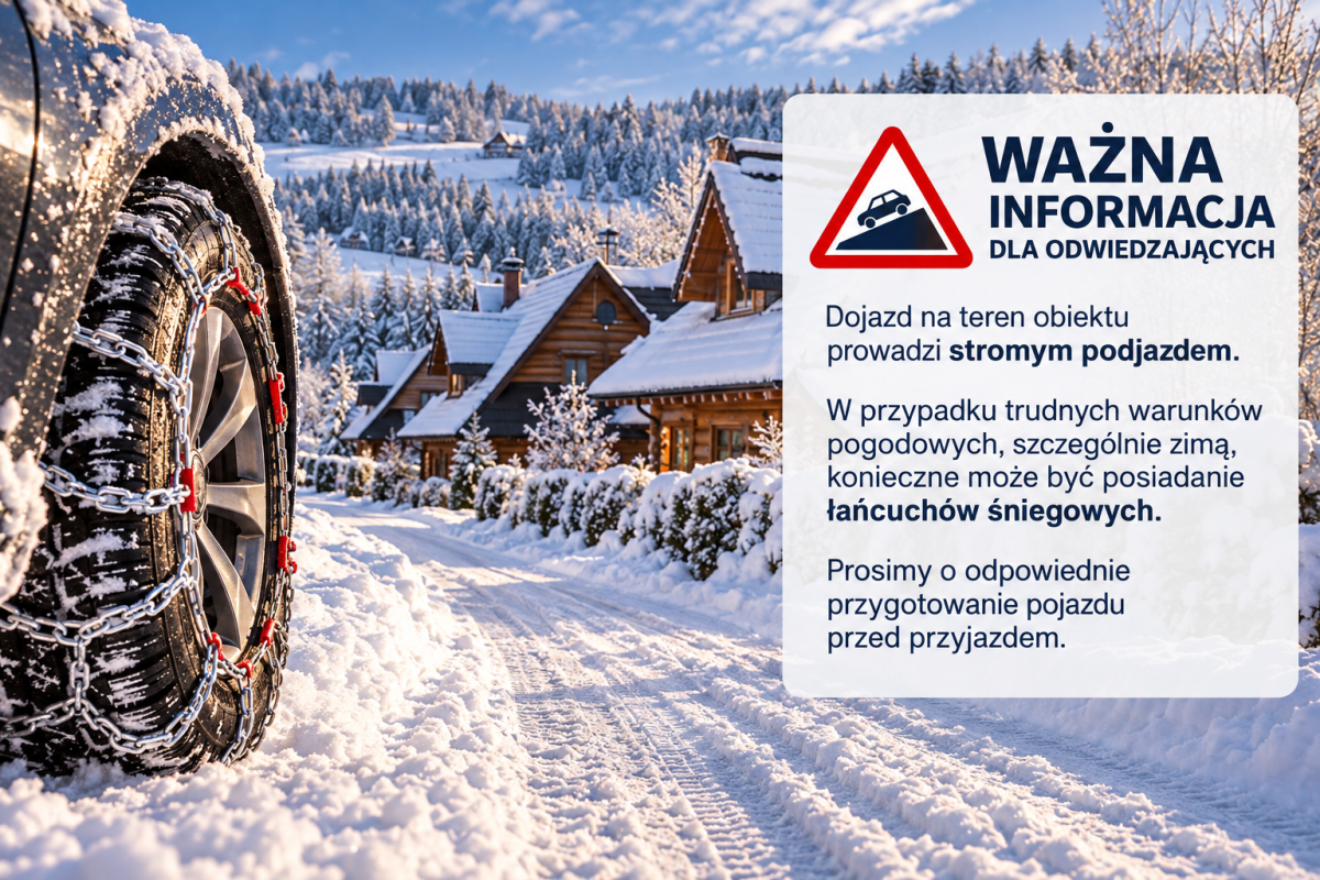 WAŻNA INFORMACJA DLA NASZYCH GOŚCI!