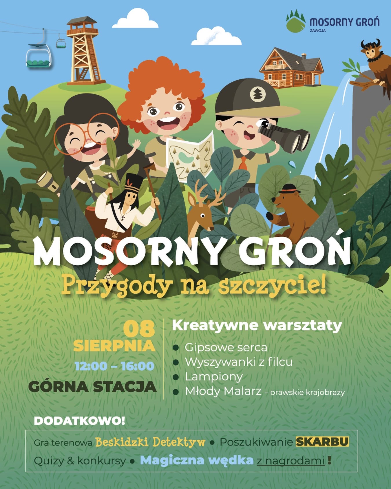 Mosorny Groń - przygody na szczycie!