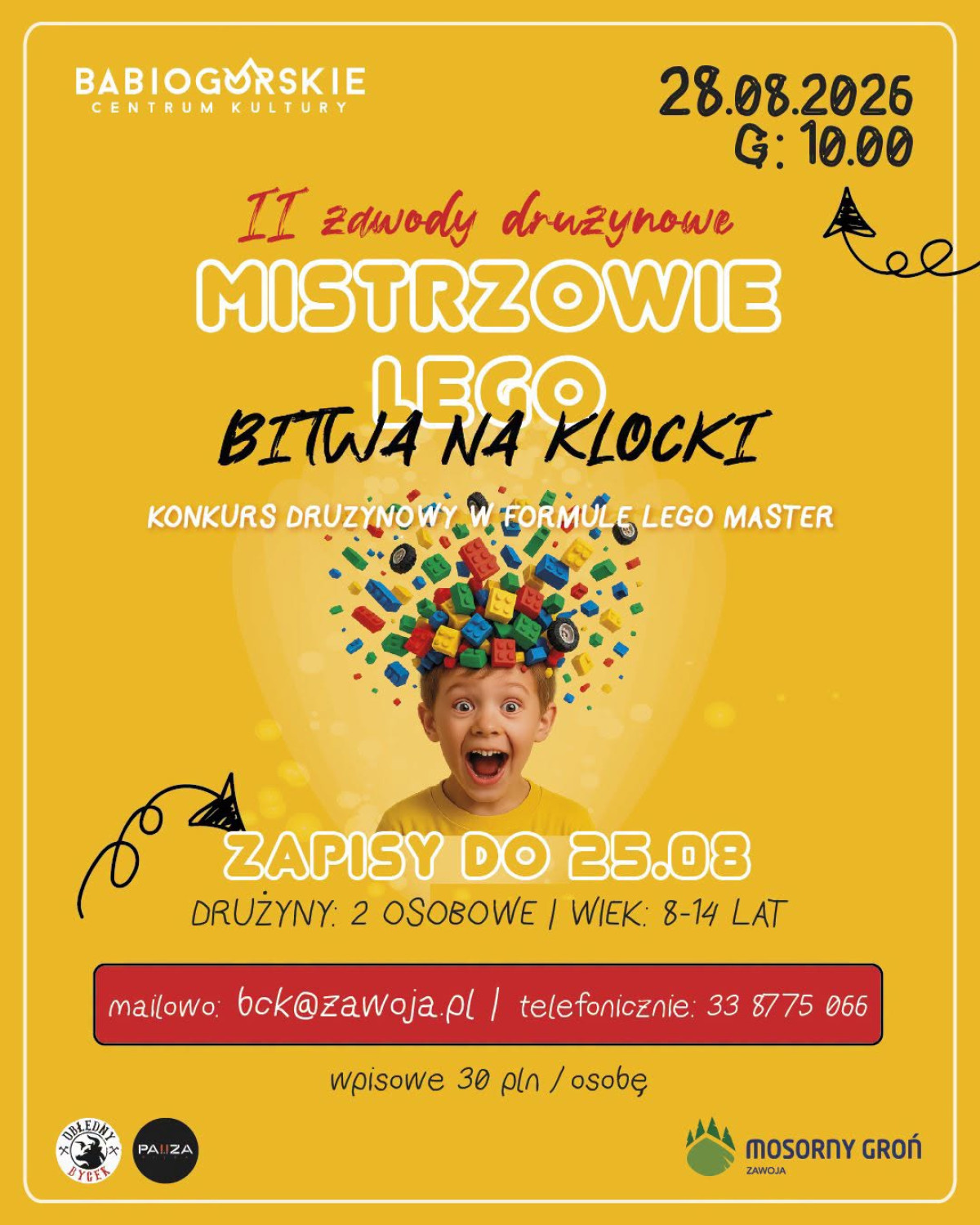 Mistrzowie LEGO – bitwa na klocki – 28 sierpnia